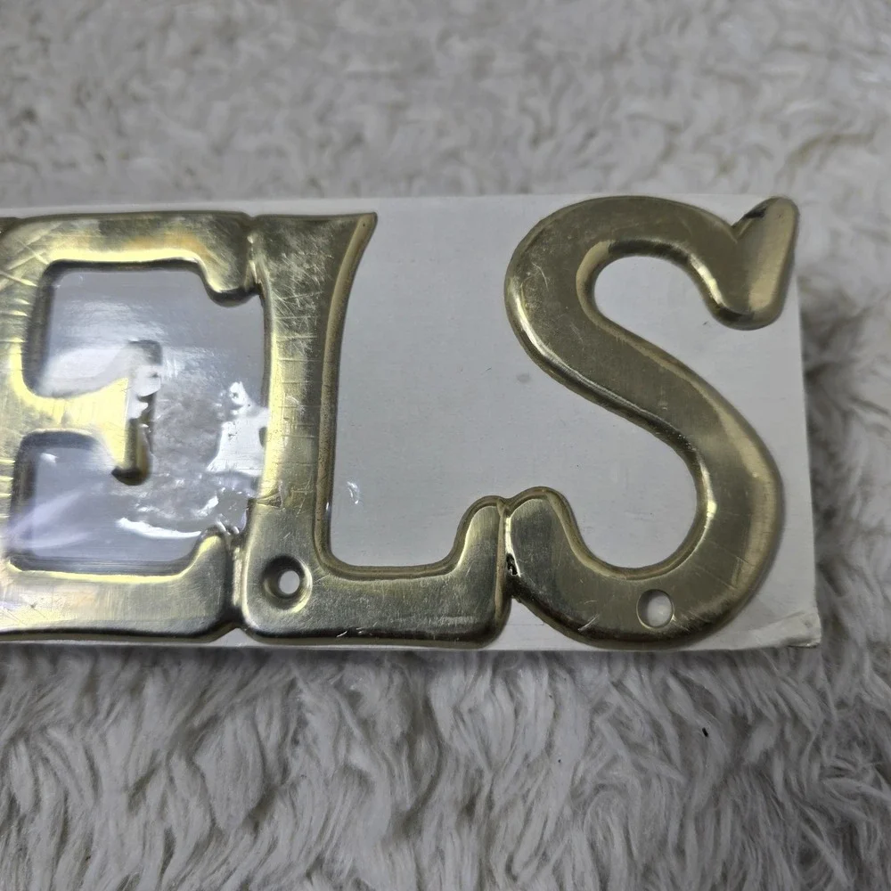 Vintage SPIEGEL Brass Bathroom Towels Hook Rack Holder Towel Kitchen Laundry